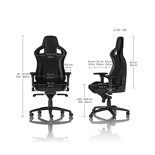 noblechairs EPIC Gaming Chair Up to 120kg Users Lumbar Support
