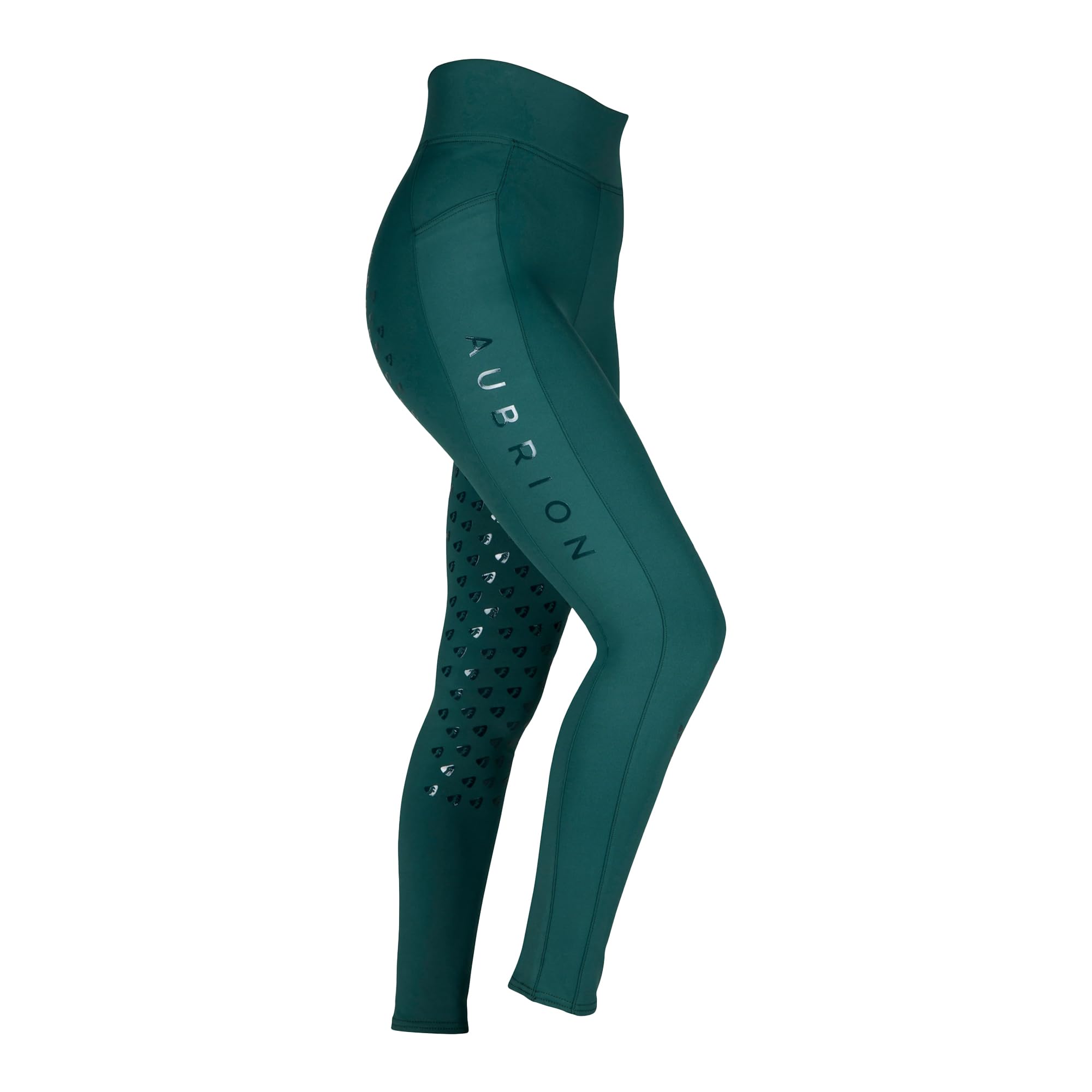 Aubrion Shires Eltar Riding Tights - Green Medium, Green
