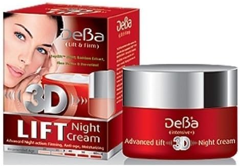 INTENSIVE 3D LIFT NIGHT CREAM - Firming, Anti Age, Moisturising by Deba
