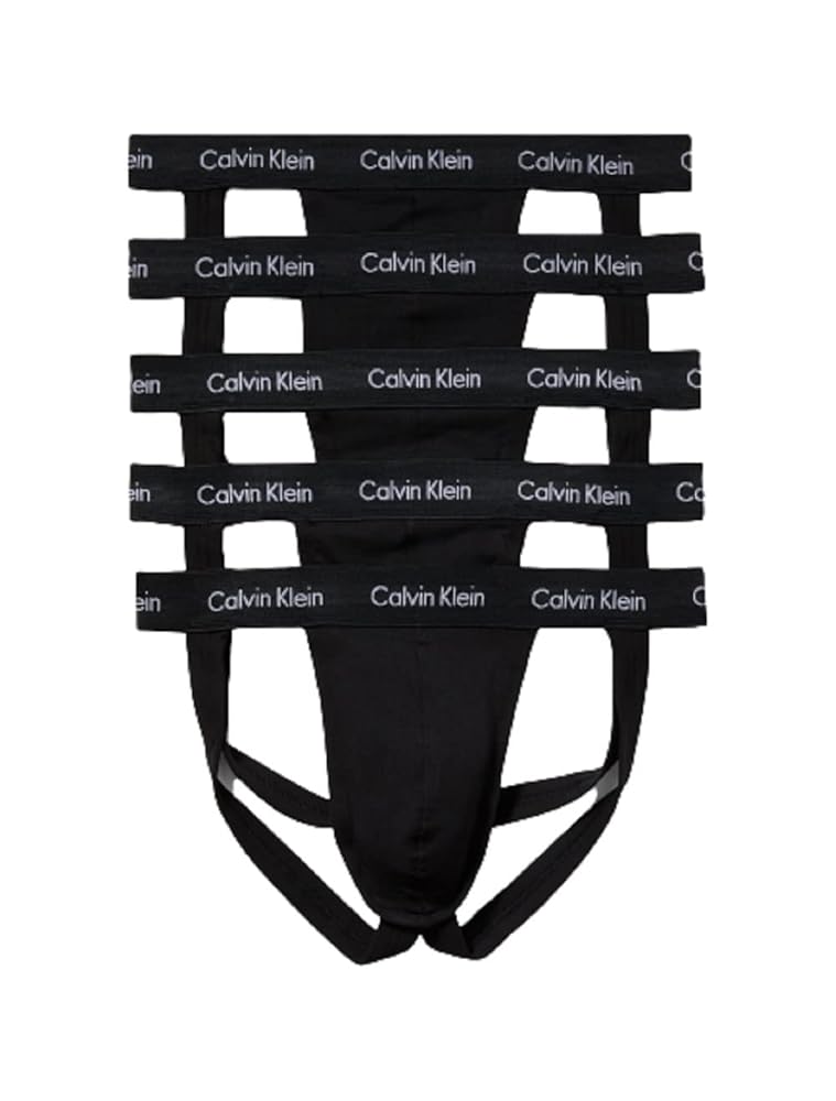 カルバンクライン　ジョグストラップ　５枚　Mサイズ Calvin Klein Men's Cotton Stretch 5-Pack Jock Strap at