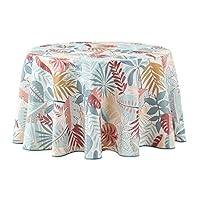 Nappe De Table Rectangle 150x240 Imp Polyester Tropical Vintage - DOUCEUR D' INTERIEUR