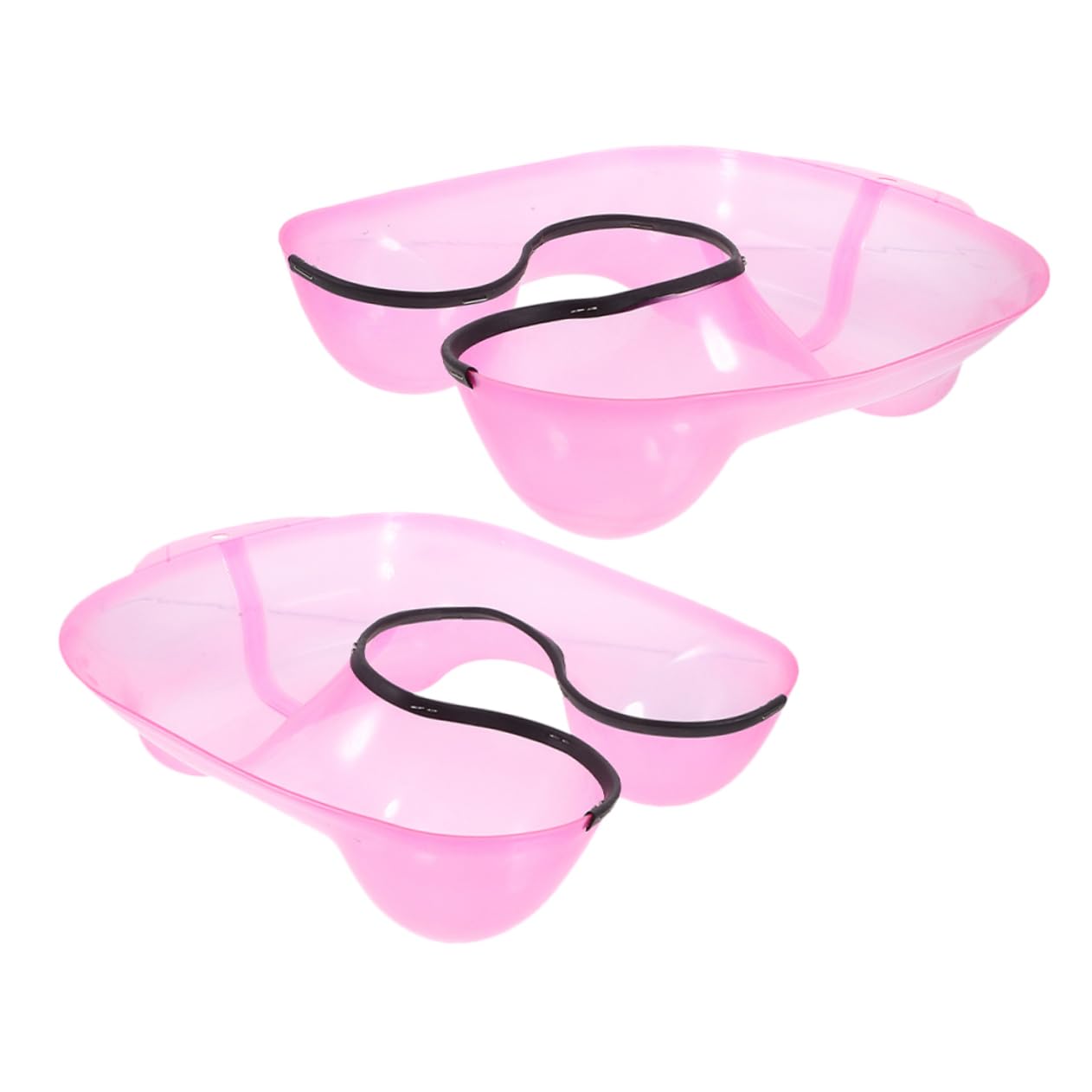 LIFKOME Hair Neck Tray 2pcs Set Hairdressing Supplies Hair Coloring Perm Tray Robust Abs Easy to Clean