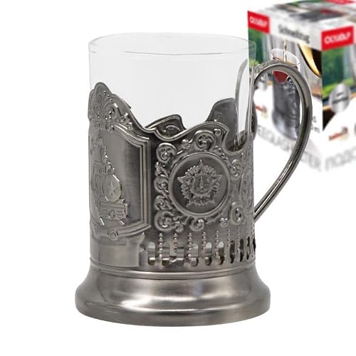 de vasos para té caliente de ruso (tren expreso) y Metal sujetavasos...