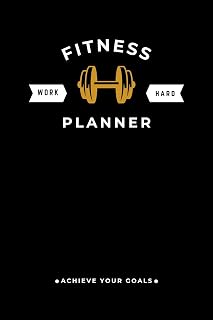 Fitness Journal & Workout Tracker For Men and Women, With Meal Planning and Calendar, Log Book For Weight Loss Tracking