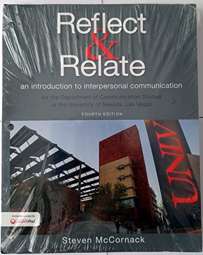 Reflect & Relate Fourth Edition Unlv 131908382X Book Cover