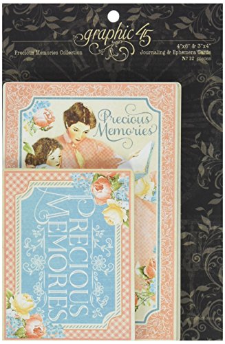 Graphic 45 Precious Memories Ephemera Cards