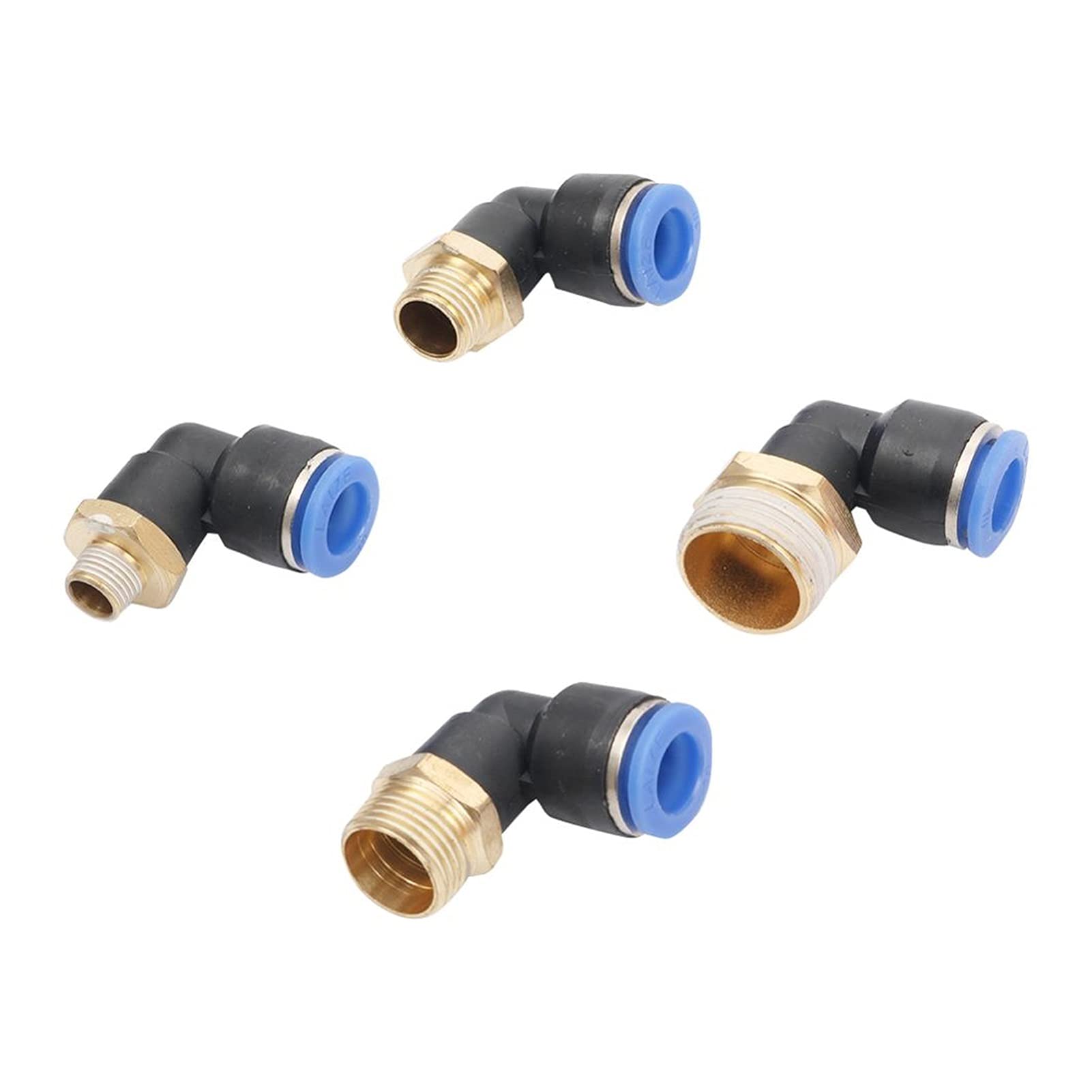 Raccord d'eau de pulvérisation type L et filetage externe coude 1/4 3/8 1/2 pouce