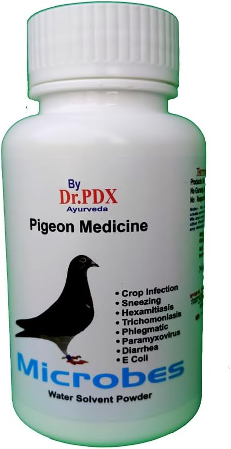 Microbes Powder for Pigeon Viral Disease Prevention Medicine, 50-Gram