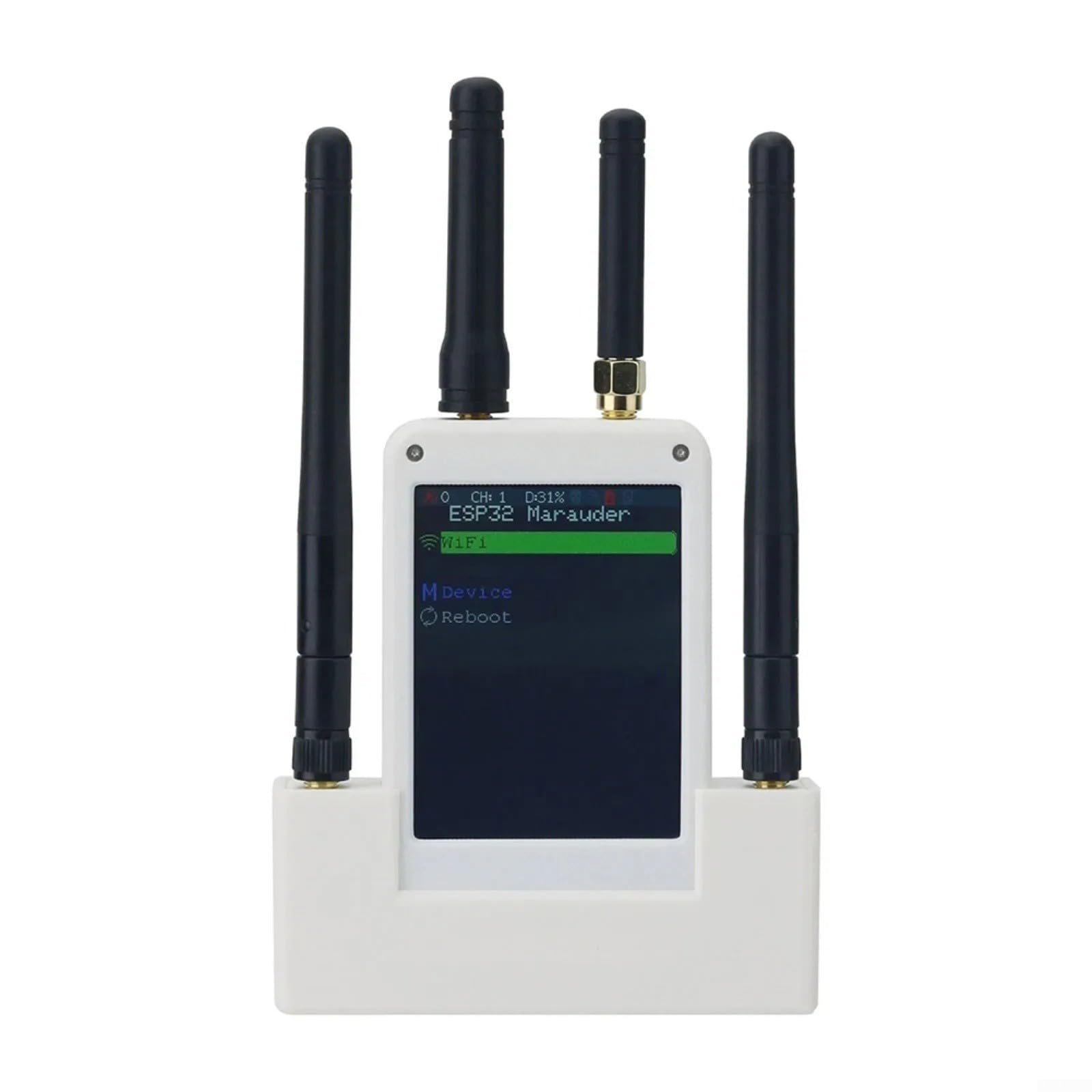 ESP32-C5 Modulo di espansione con display da 2,8 pollici, compatibile con Flipper per zero, WiFi 5G, 433 MHz RF & GPS, scheda di sviluppo per apprendimento, test e analisi dei dati (nero)