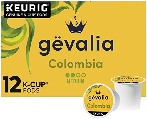 Gevalia Colomiba Blend Medium Roast K Cup Coffee Pods (12 Pods)