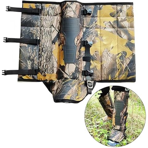 Snake Gaiters Anti Bite Guards Lower Leg Armor Snake Bite Proof Puncture Protection Gear Leggings Fit for Men And Women for Hunting Hiking Outdoors Cover
