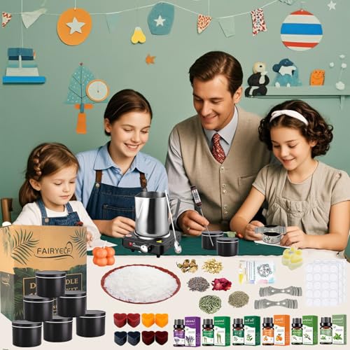 Fairyelf TZ-1 Candle Making Kit With Wax Melter thumb #1