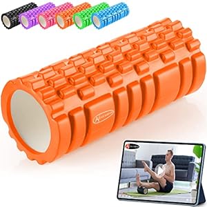 ActiveForever Foam Roller for Deep,Foam Roller for Back,Foam Roller for Legs,Exercise Roller,Used in Verious Plases Such as Homesoffice Yoga Classes and Gyms.(13.5cm*32.8cm)