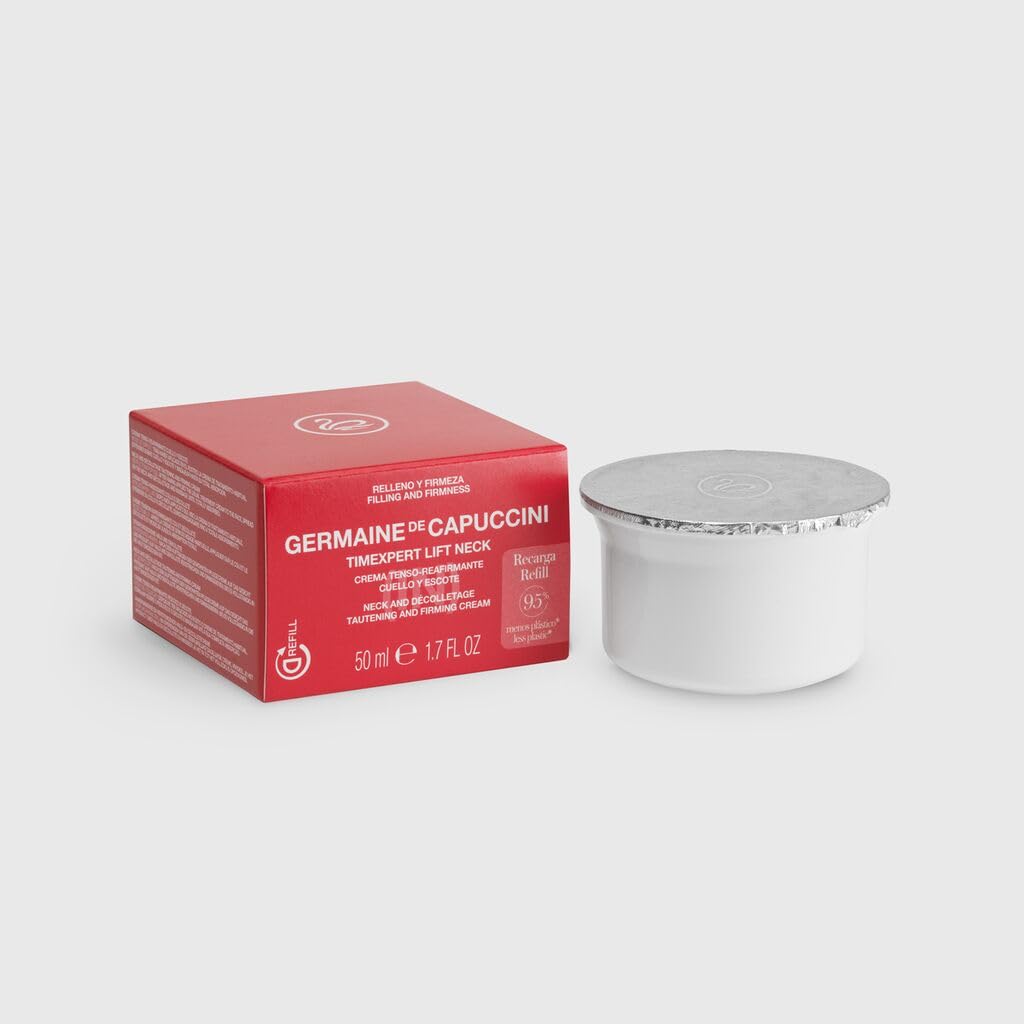 Germaine de Capuccini - Timexpert Lift (IN) ECO-REFILL | Refill of Neck and Décolletage Tautening and Firming Cream | Deep Hydration and Firmness for an Effective Neck Lift, 1.7 Fl Oz