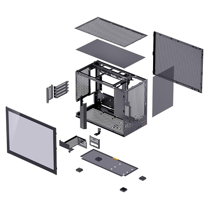 Amazon.co.jp: JONSBO D32 PCケース M-ATXケース ブラック SPCC