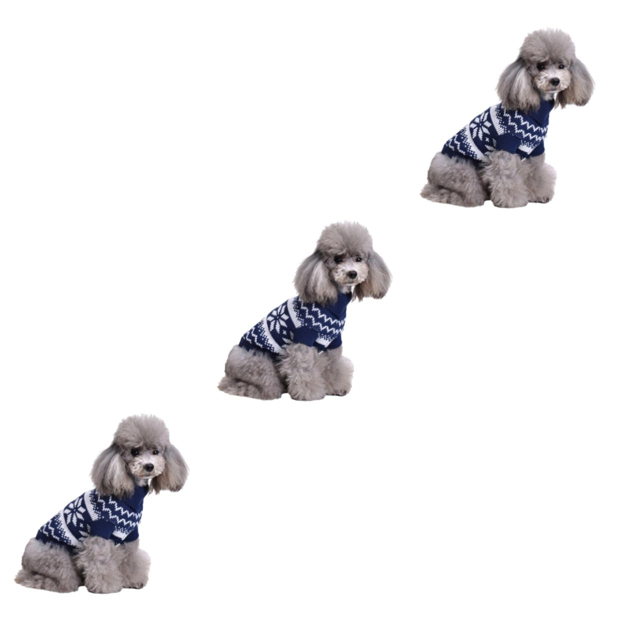 Housoutil 3 Pièces Vêtements De Chiot De Noël Pull en Tricot pour Animaux De Compagnie Tenues De Chiot Tenues pour Petits Chiens Pull pour Petit Chien De Noël Déguisements De Chef