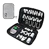 Luxtude Cord Organizer, Compact Electronics Organizer, Portable Tech Bag, Travel Cable Case, Travel Essentials for Cable…