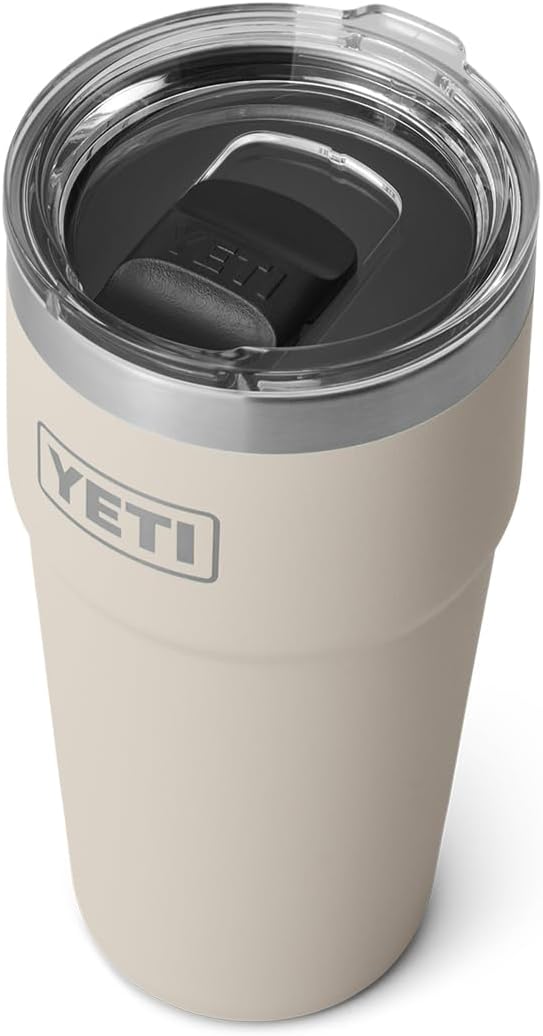 YETI Rambler 20 oz Stackable Tumbler, Stainless Steel, Vacuum Insulated with MagSlider Lid