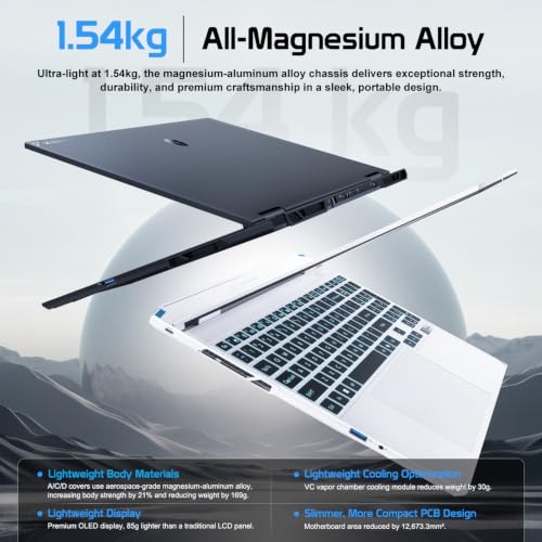 Image of Thunderobot Zero Air 15 Ultra 9 386H RTX 5070 64GB DDR5 + 4TB Gaming Laptop