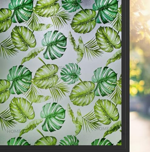 Image of HOME13 Window Privacy Film Frosted Glass Film Decorative Window Sticker Removable Window Film Home Office Privacy Film Window Coverings (Grapes Frosted, 1 Feet by 7 Feet)