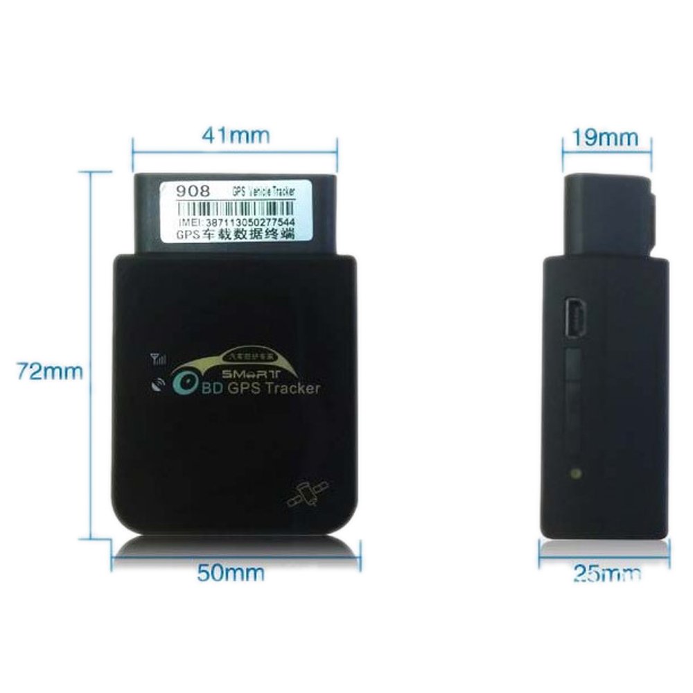 PolarLander Inseguitore del Veicolo di Auto GPS per Auto Sistema di inseguimento di GPS gsm GPRS Dispositivo 908 OBD a Distanza Libero Piattaforma Web
