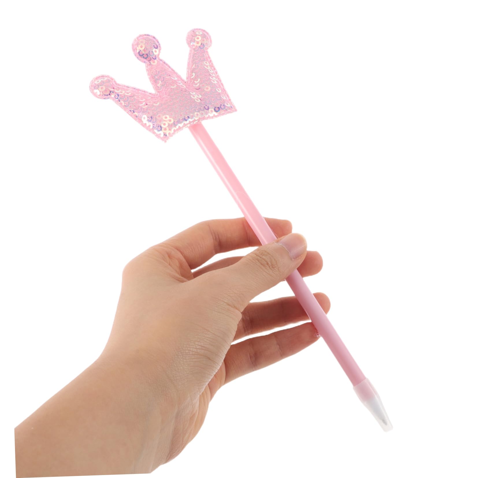 jojofuny 5pièces Stylos à Bille Mignons à Paillettes pour Femmes de Stylos Roses Créatifs Fournitures de Bureau Cadeaux pour Fête D'halloween Articles Scolaires