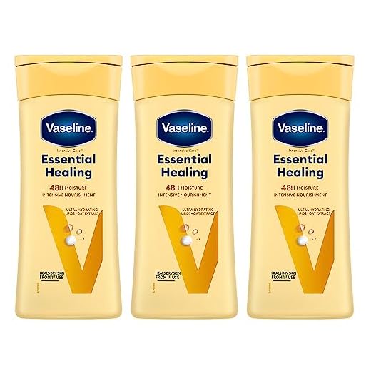 3 x Vaseline Intensivpflege Body Lotion - Essential Healing - 400ml