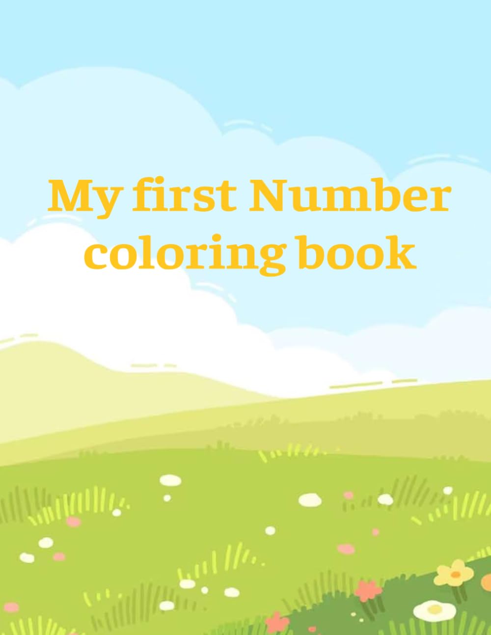 My first Number coloring book