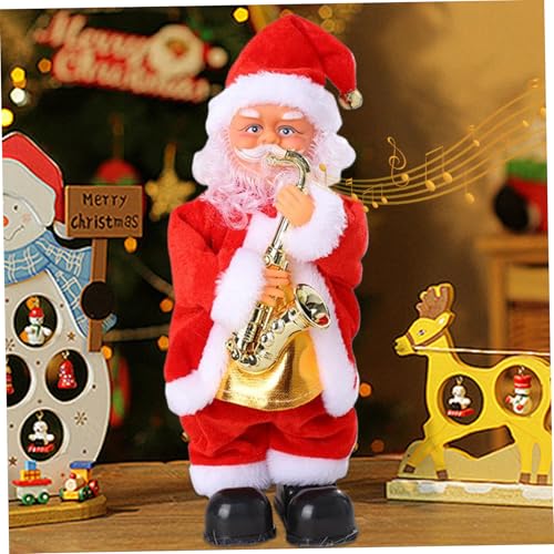 Père Noël dansant twerking lumineux pour ambiance festive de salon