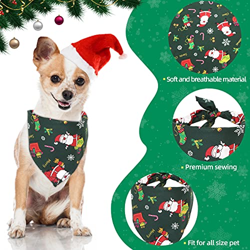 Bandane per Cani di Natale, 2 Pcs Sciarpa per