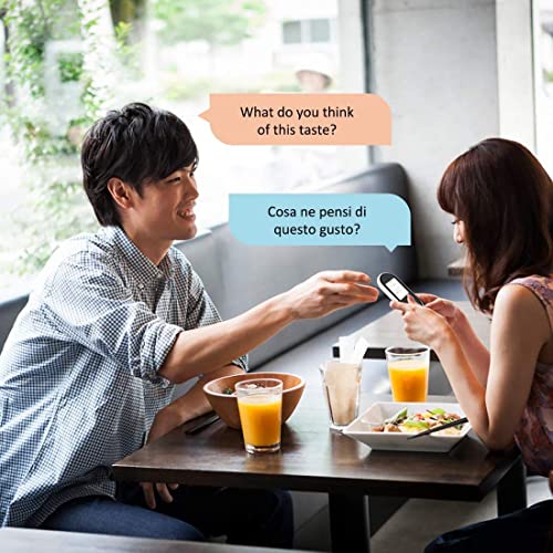 Language Translator Device - Voice Translator Device Two Way - 106 Languages Interpreter In Real Time - Voice & Photo Translation Learning Travelling Abroad Shopping Business Chat Shopping, White #TOP5