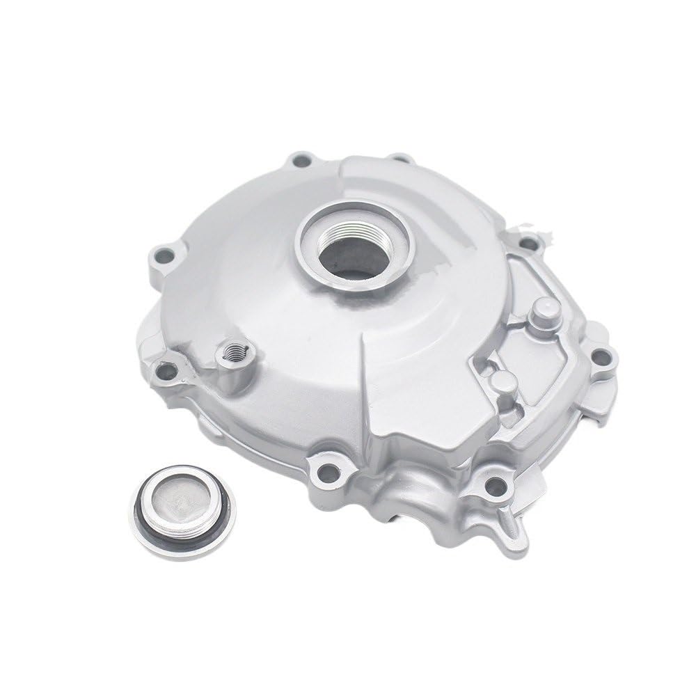Per la copertura dello statore del motore Per Moto Argento Sinistra per Motore Statore Carter Manovella Copertura Della Cassa Per YAMAHA YZF-R1 YZF R1 2015-2017 2016