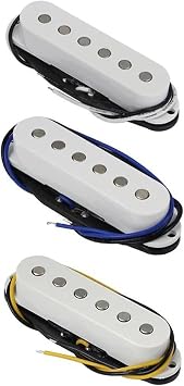 Single Coil Electric Guitar Pickup for SSS GuitarsWhite