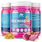 BioVitalica Irish Sea Moss Gel 12oz - USA Made Dr.Sebi Wildcrafted Seamoss - Vegan Superfood with Iodine, Bladderwrack & Burdock Root for Immune & Energy Boost, Skin & Hair Health - Dragon, Pack of 1