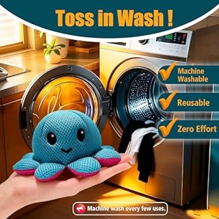 Exqusdy Hot Tub Scum Absorber - Reusable Spa Oil Absorbing Sponges with Smiley Faces, Compatible with Coleman/Intex/SaluSpa Inflatable Hot Tubs, Adult Spa Cleaning Accessories, 1PC