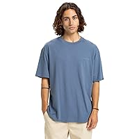 Quiksilver Maglietta a Manica Corta Salt Water SS Blu L
