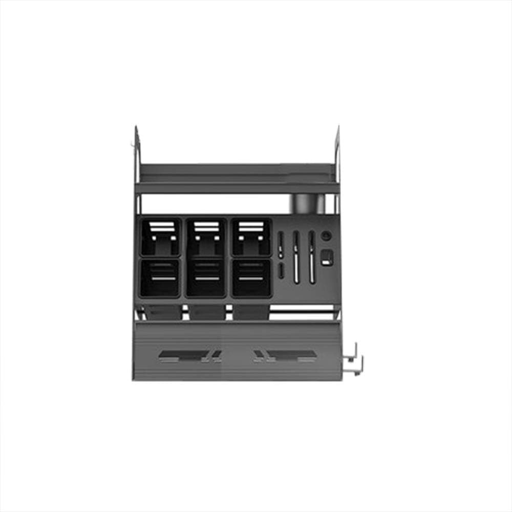 Multifunctional Shelf Tableware Shelf Seasoning Multi-Layer Shelf Aluminum Material with Cutting Board Rack Three-Color Selection Multifunctional Anti-Rust 38.5cm 23.3cm 46.3cm (Black 38.5cm)