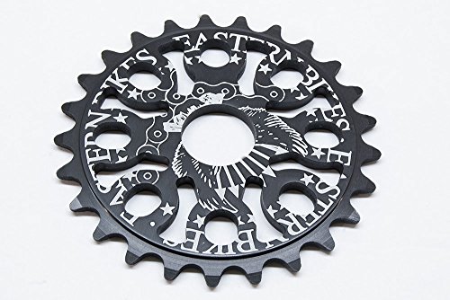 Eastern Bikes BMX Medusa 25T (7075 aleación Corona), Color Negro Mate Cover