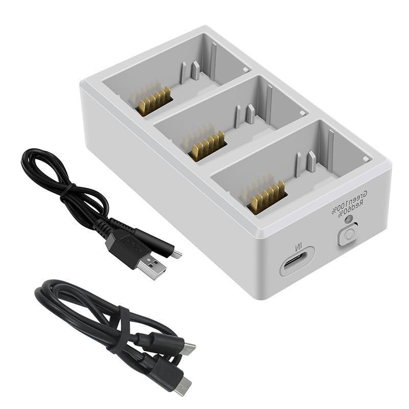 Station de charge triple anti-surcharge pour préserver votre batterie LCD