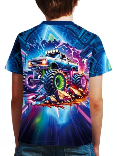 Image of Frogwill Boys Girls Shirts 3D Graphic T-Shirt Neon Clothes Short Sleeve Animal Print Tee 5-13 Years