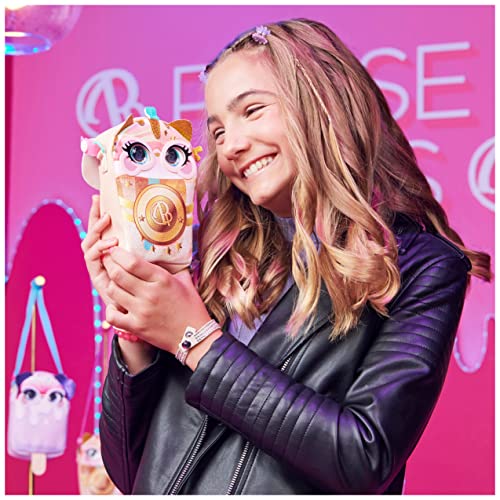 Purse Pets, Treat Yo Self Catpuchino Interactive Pet Toy & Girls Crossbody Bag With Lights, Over 25 Sounds & Reactions, Trendy Kids Purse, Tween Gifts #TOP1