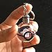 S-SO 3D Crystal Ball Night LED Color Changing Lighting up Keychain (bb)
