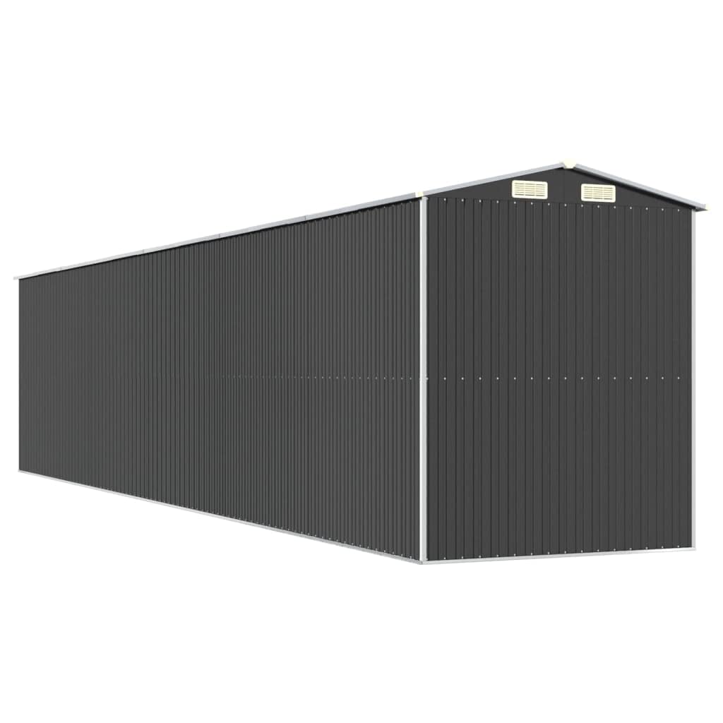 Générique Abri de Jardin Anthracite 192x938x223 cm Acier galvanisé,Maison & Jardin,Pelouses & Jardins,Vie en extérieur,Structures extérieures,Cabanes & abris de Jardin,3147458