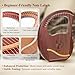 VixxNoxx Lyre Harp, 19-String Mahogany Lyra Harp Kit, Stringed Musical Instruments with Tuning Wrench Bag Instructions Extra Strings for Beginners Adults