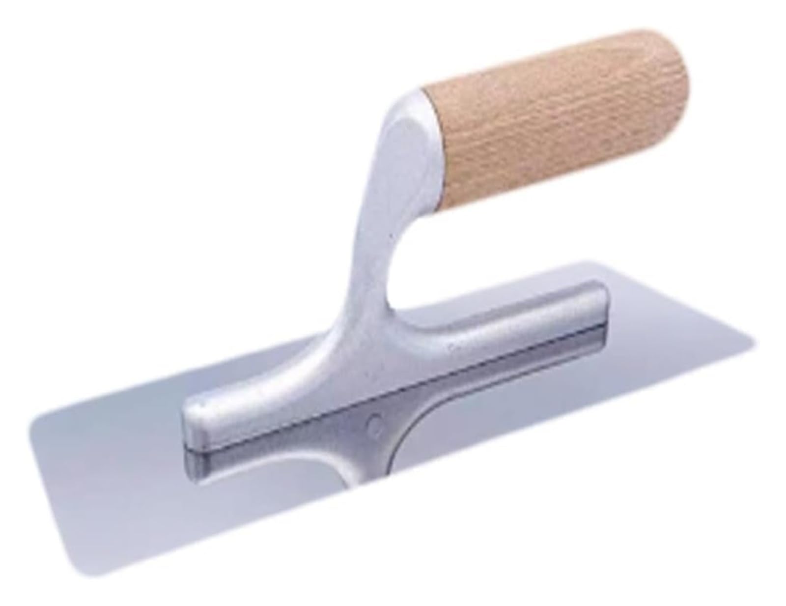 kielnia do cementu, Uchwyt narzędzia 9"X4" do cementu, pozłacany/srebrzony, lekki stop, mocowanie z miękkiej gumy(Wood,A)