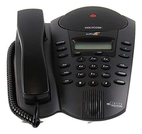 Polycom Soundpoint Pro Se-220 2-Line Conference Phone With Caller Id, Call Waiting Mute, Speed Dial, Lcd Display (Renewed) #TOP1