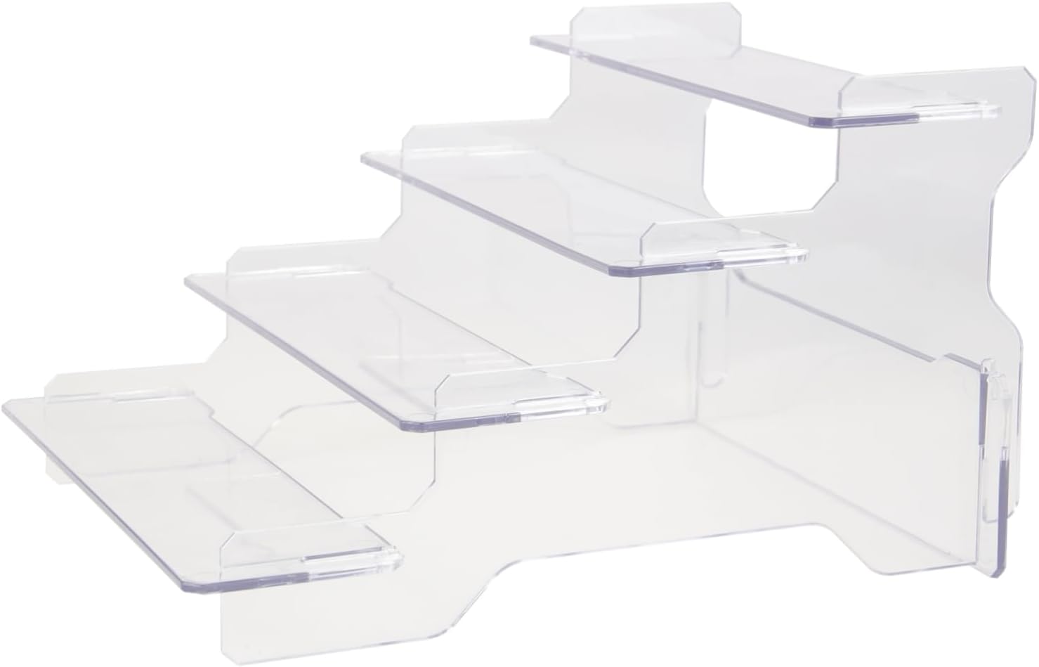 BESPORTBLE Display Stand PET Detachable Storage Shelf Four Tier Model