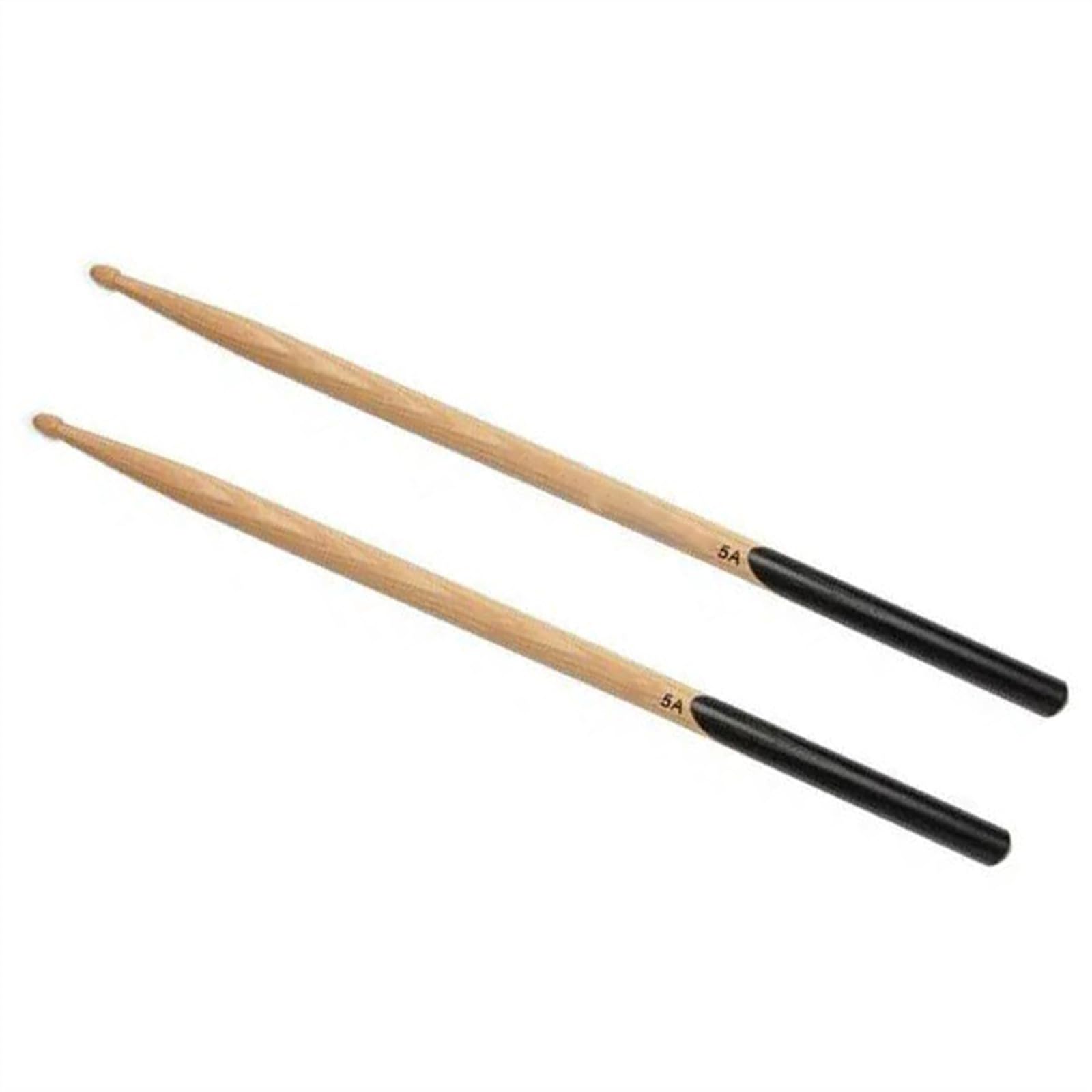 Accessori per Percussione 1 Paio Di Bacchette Per Batteria Durevoli In Legno Di Noce 5A/7A, Bacchette Per Batteria Jazz Per Gruppi Musicali Con Manico Nero (Color : 5A)