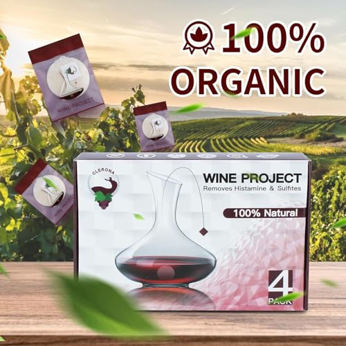 Image of 4Pcs Wine Filter Bags Purifier Wine Filters Remover Histamines