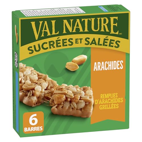NATURE VALLEY Peanut Sweet & Salty Granola Bars, No Artificial Colours, No Artificial Flavours, Made with Whole Grain Oats, Snack Bars, Pack of 6 Granola Bars, Loaded with Roasted Peanuts - Image 3
